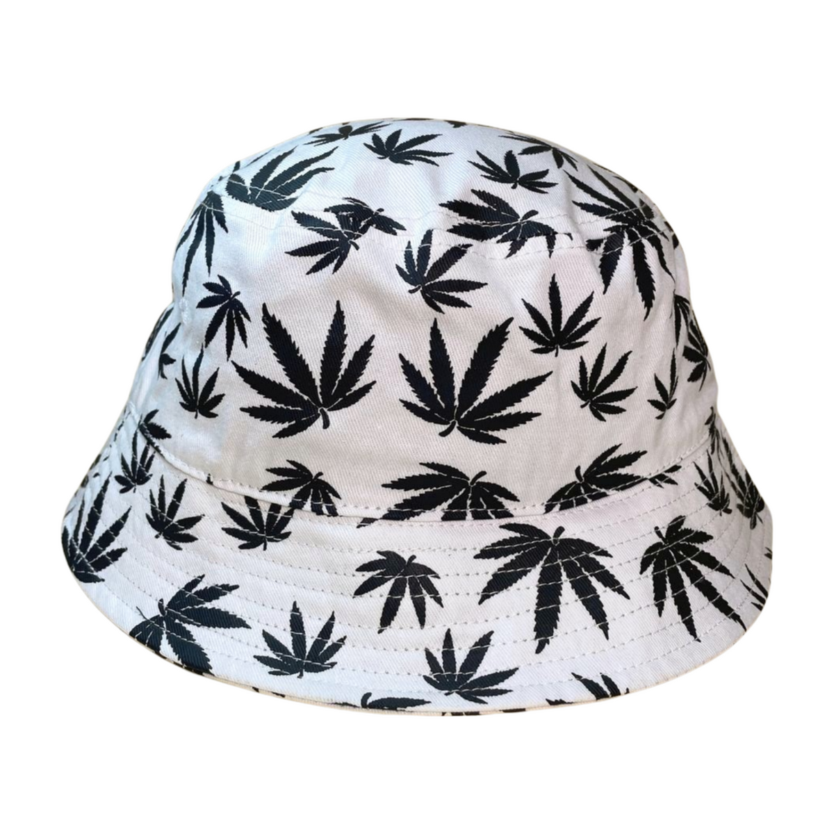 BUCKET WITH EMBROIDERY HBC-MARIJUANA LEAVE embbuc