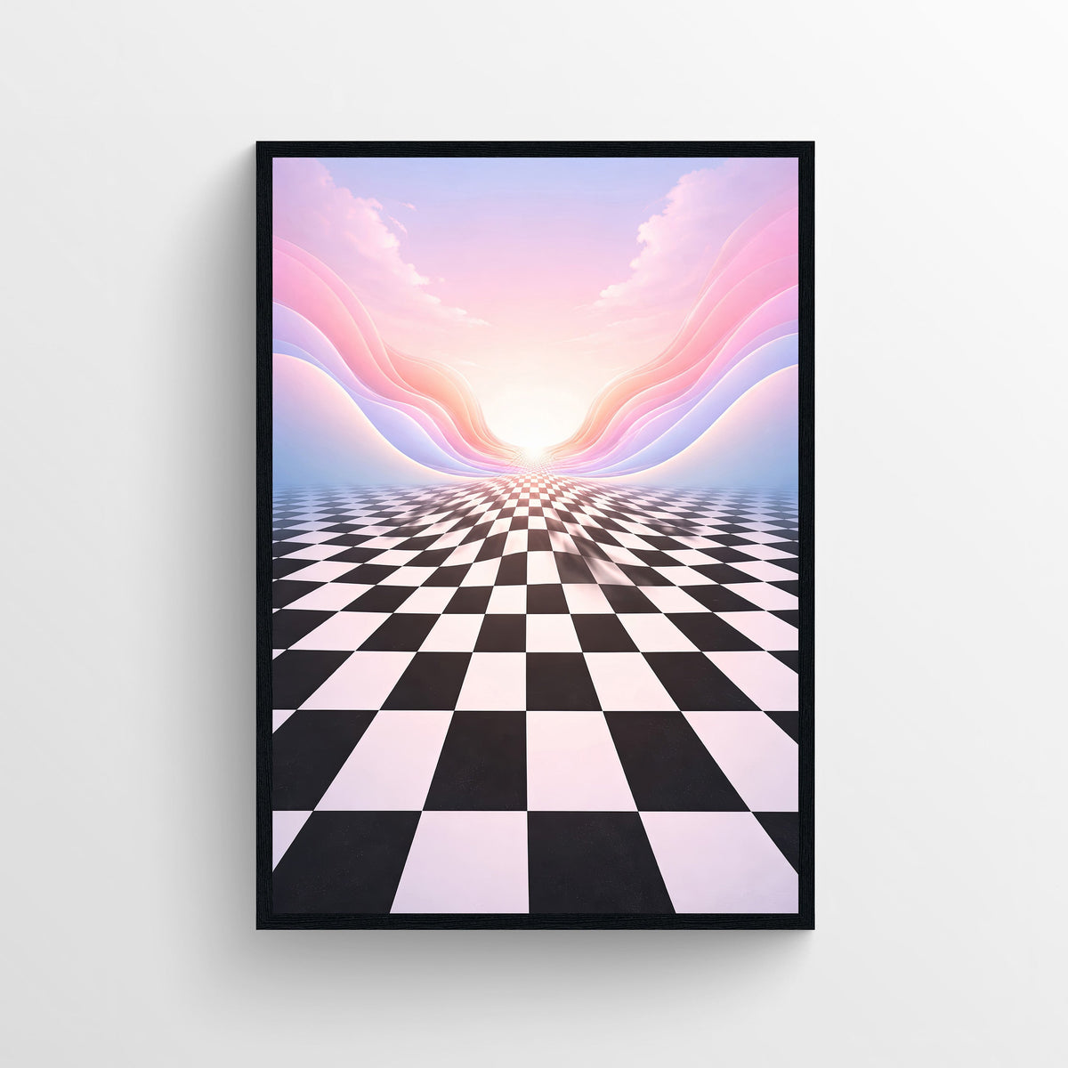 Soft Collapse Trippy Poster
