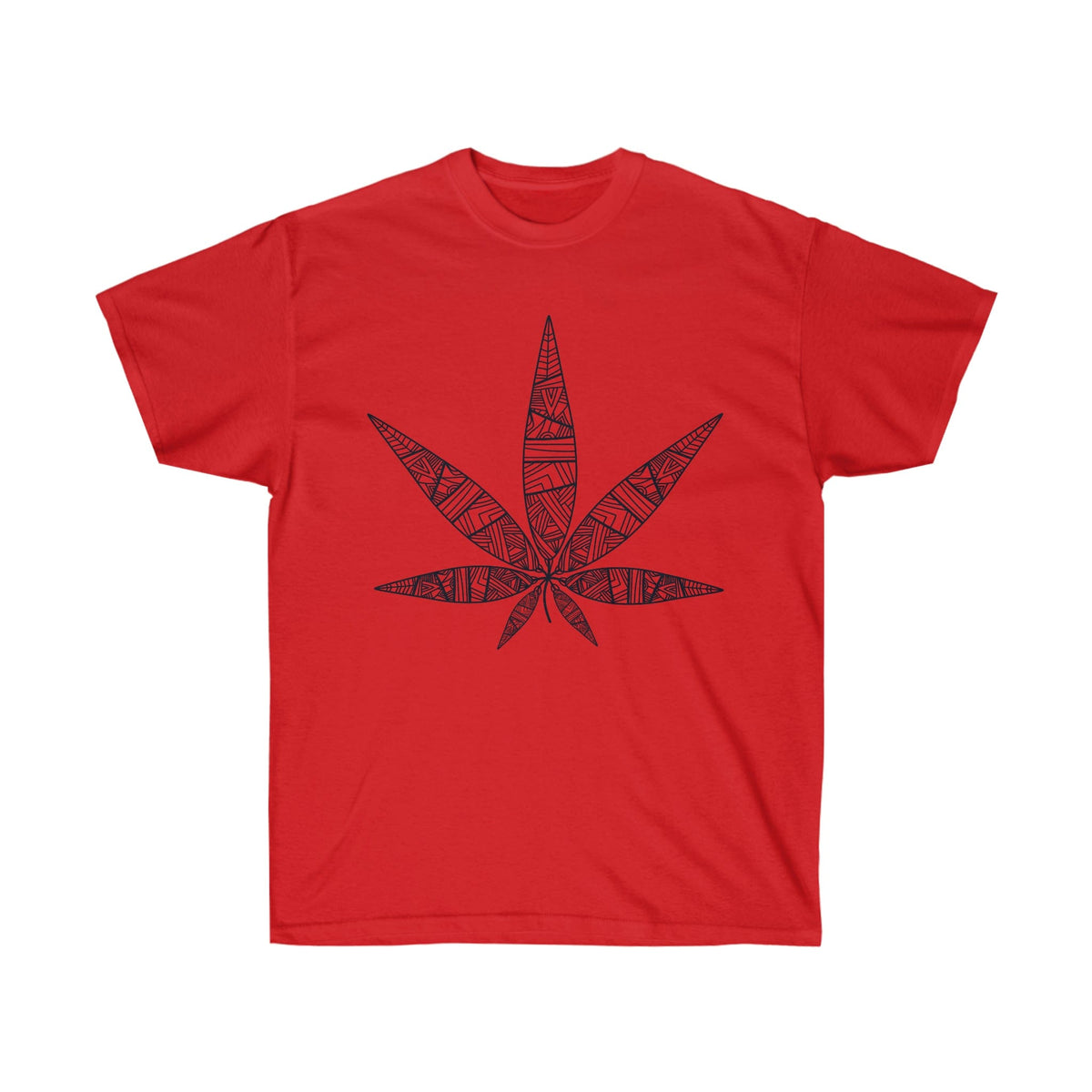 Tribal Marijuana Leaf Tee