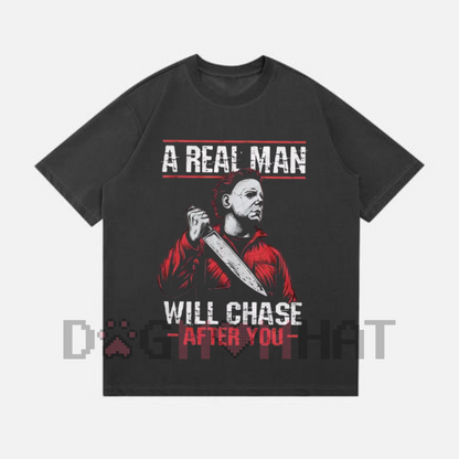 Women's Scary Halloween Shirt – Horror Movie Tee, Serial Killer T-shirt