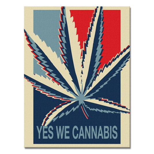 Yes We Cannabis Canvas Wall Art