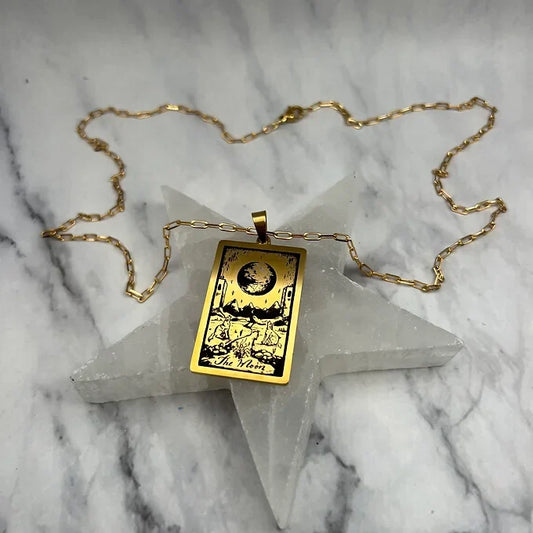 The Moon Necklace 14K Gold