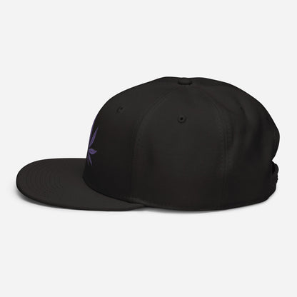 Purple Haze Marijuana Snapback Hat