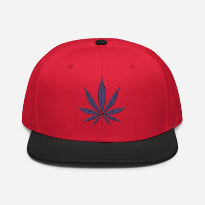 Purple Haze Marijuana Snapback Hat