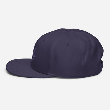 Purple Haze Marijuana Snapback Hat