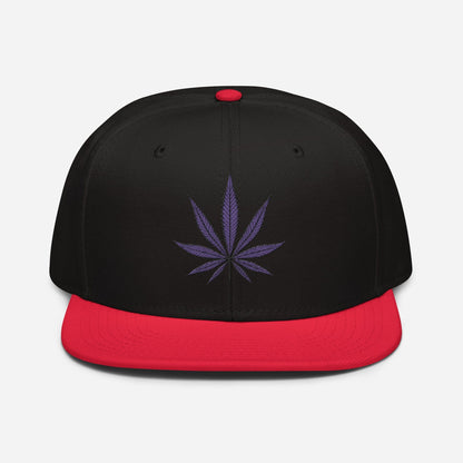Purple Haze Marijuana Snapback Hat